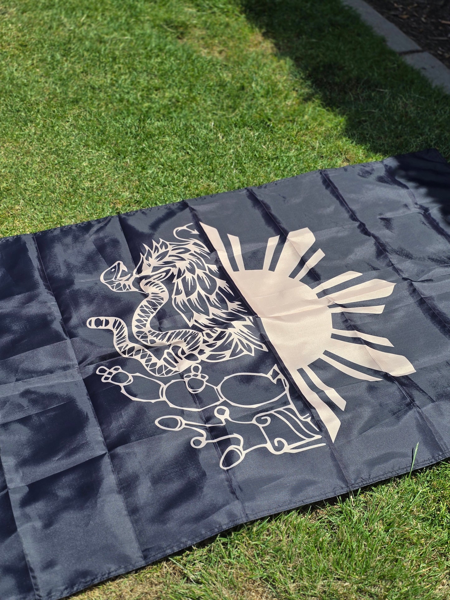 Half n Half Mexipino Flag