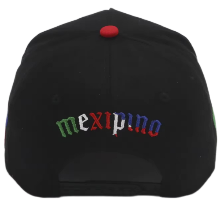 Mexipino Flag Print Hat