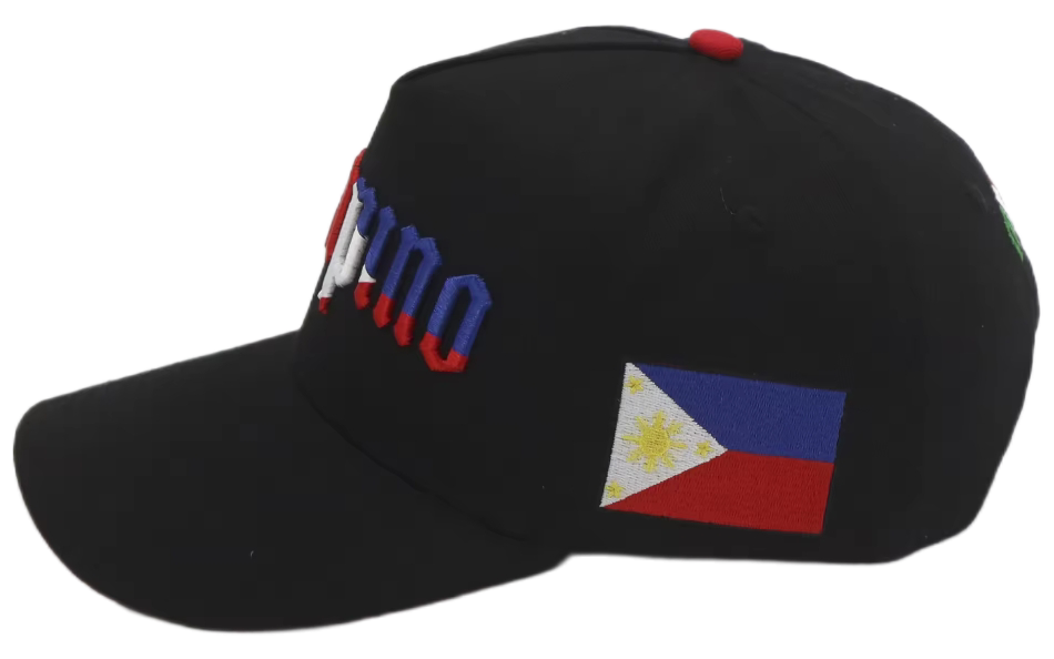 Mexipino Flag Print Hat